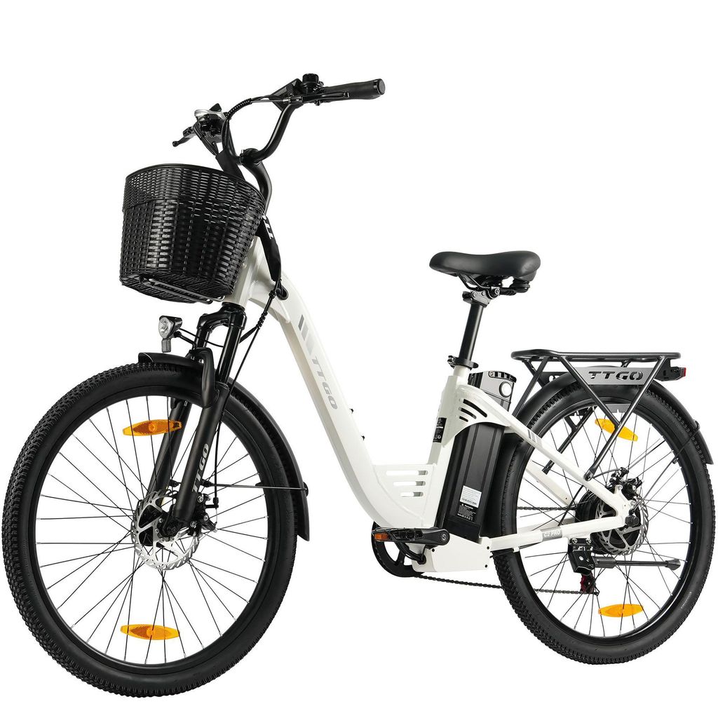 E-Bike Cityrad C2-Pro Faltbares E-Fahrrad 648WH Pedelec, 36V 18 AH 120 km Reichweite Cityrad 7 Gang Shimano,Scheibenbremsen , Kettenschaltung
