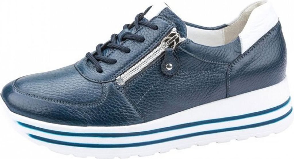 Waldläufer Lana, scarpa sportiva con lacci H, blu Immagine del prodotto 