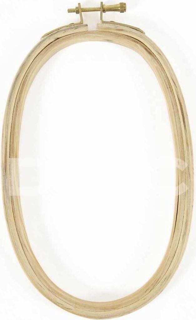 DMC Holz-Stickrahmen Oval, 12,5 x20 cm