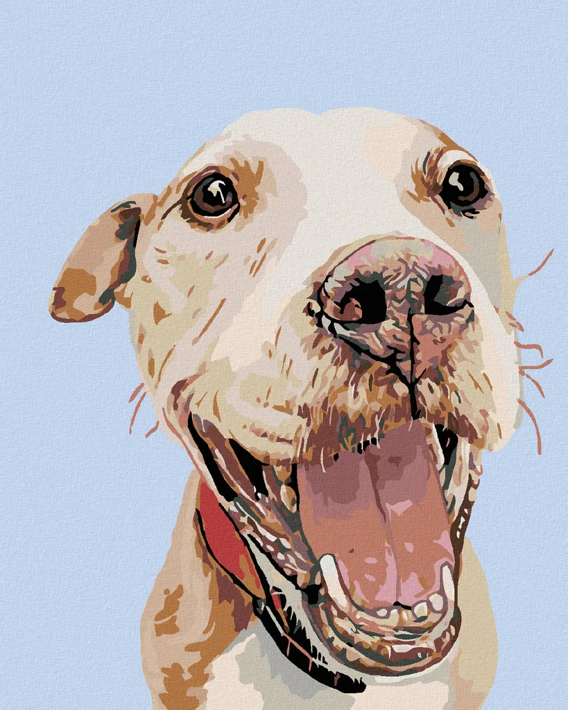 Zuty Diamond Painting ŠŤASTNÝ HAFAN 40x50 cm - Kit Telaio Incluso