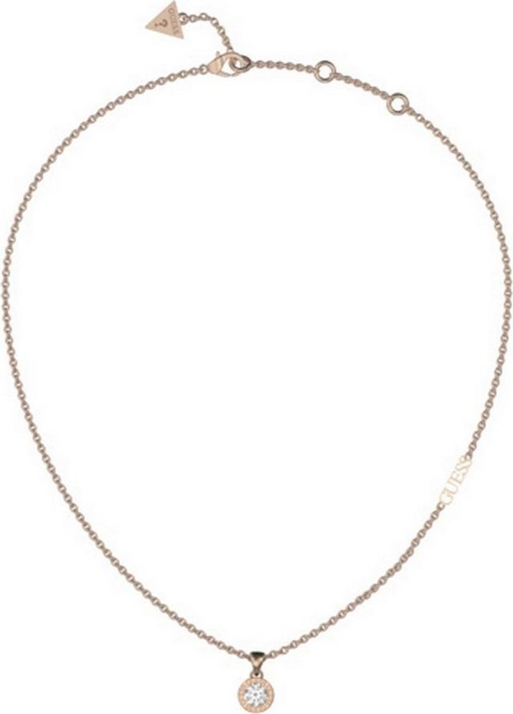 Guess JUBN02245JWRHT/U Damen Collier Edelstahl Silber weiß Produktbild 