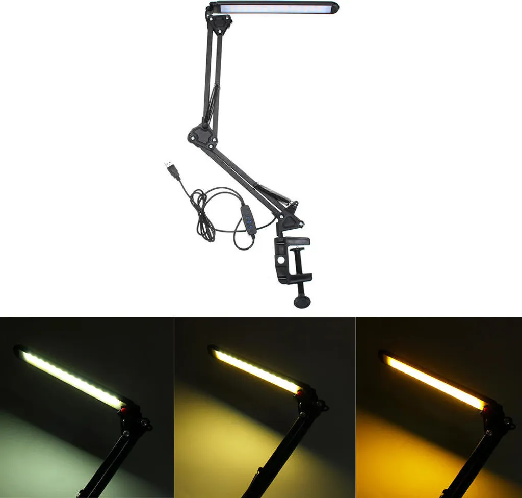 Lampada LED Protezione Occhi 6W con Clip - Dimmerabile e Flessibile