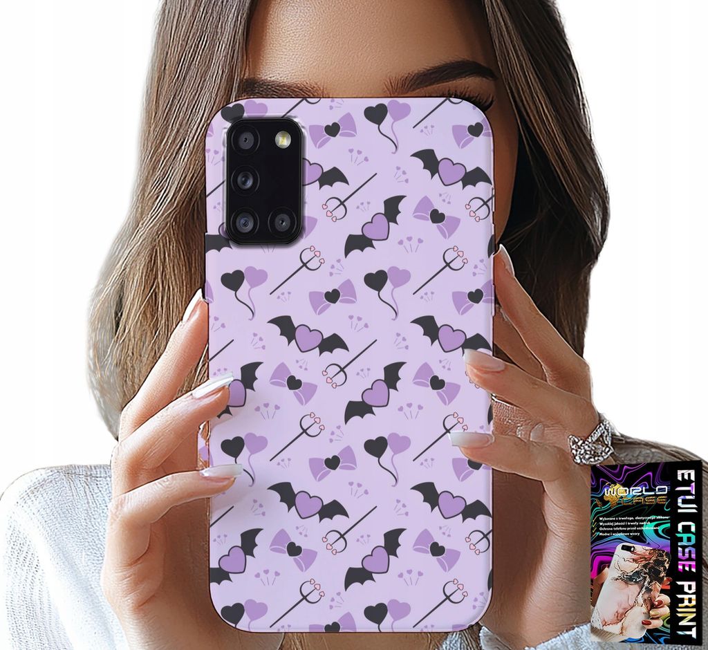 Fall Für Samsung Galaxy A31 - Modische Designs Gabel Herzen Bögen Bogen