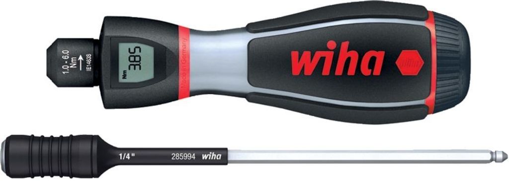 Wiha iTorque Mechatronischer-Drehmomentschraubendreher (2835) 0,8-3,0 Nm, 7-26 in.Ibs