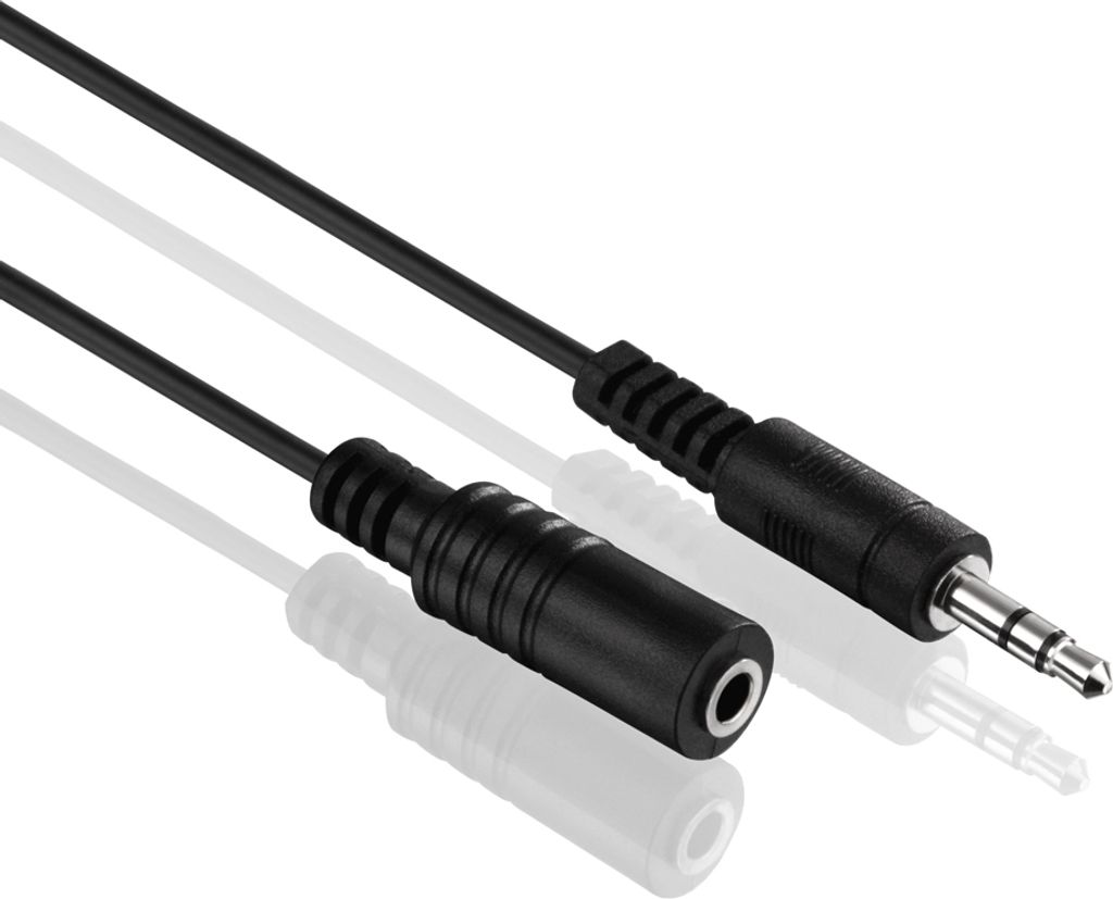 Câble audio de 2,5 m avec fiche jack stéréo 3,5 mm (mâle + Image du produit 