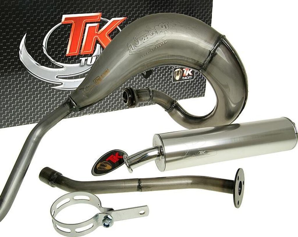 Auspuff TurboKit Bufanda R mit Zulassung für Derbi Senda DRD (06-)
