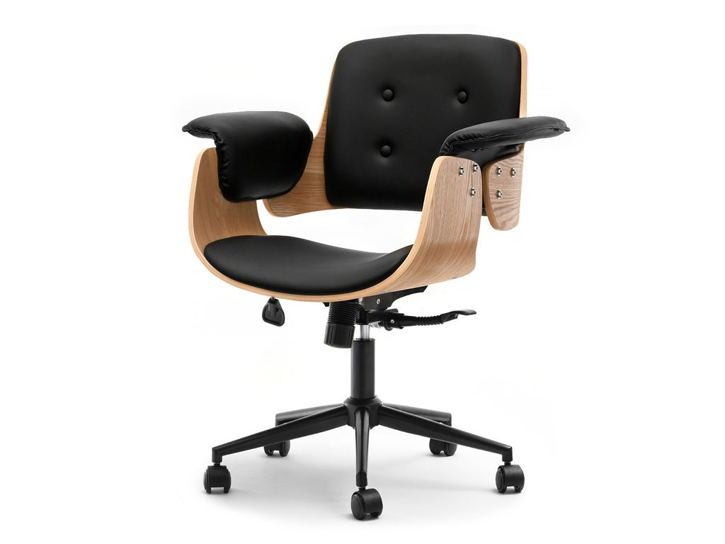 Designová židle ELIN - dub / černá Obrázek produktu 