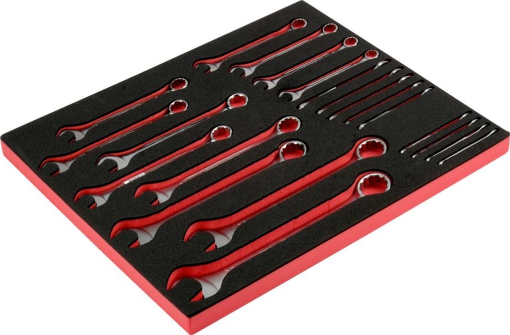 Bahco Fit&Go 3/3 Schaumstoffeinlage Satz Ring-Maulschlüssel - 21-tlg.