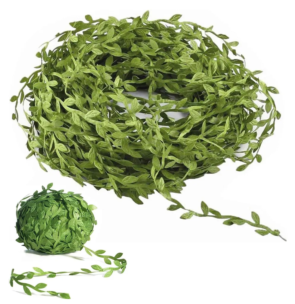 Plantes grimpantes artificielles aspect lierre vert pour extérieur