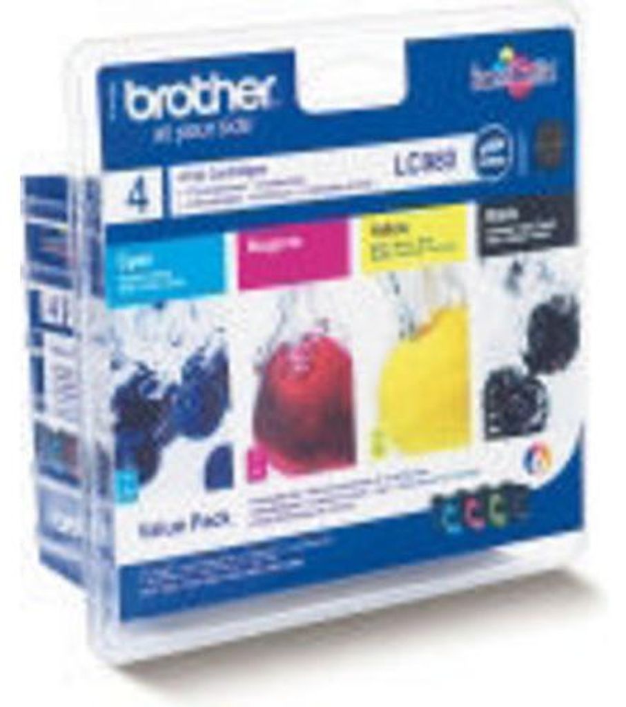 Brother LC-980 Value Pack BK/C/M/Y Produktbild 
