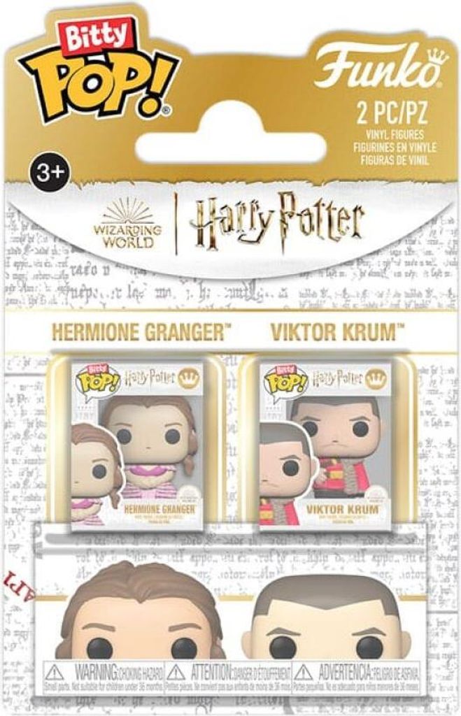 FUNKO Bitty POP - Harry Potter Hermione Granger und Viktor Krum Blister