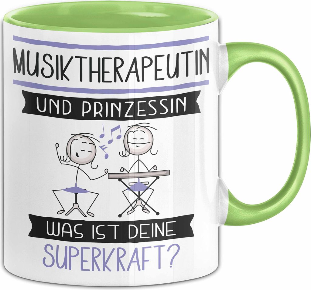 Musiktherapeutin Und Prinzessin Tasse Geschenk Für Eine Produktbild 