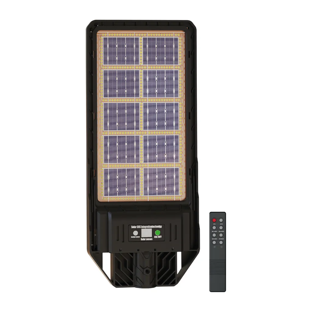 Lanterne Solaire LED 200W Anti-Intrusion avec Détecteur et Éclairage Puissant