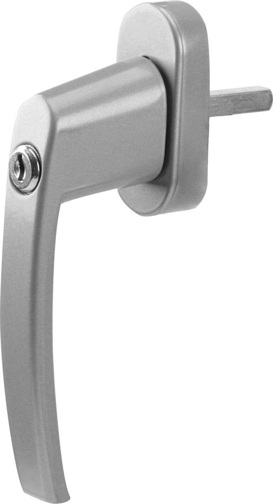 Olympia Fenstergriff mit Schloss FGS 100, silber Produktbild 