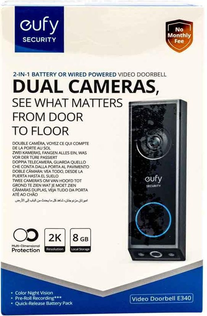 Eufy E34 Eufy Security Video Doorbell E34 Productafbeelding 