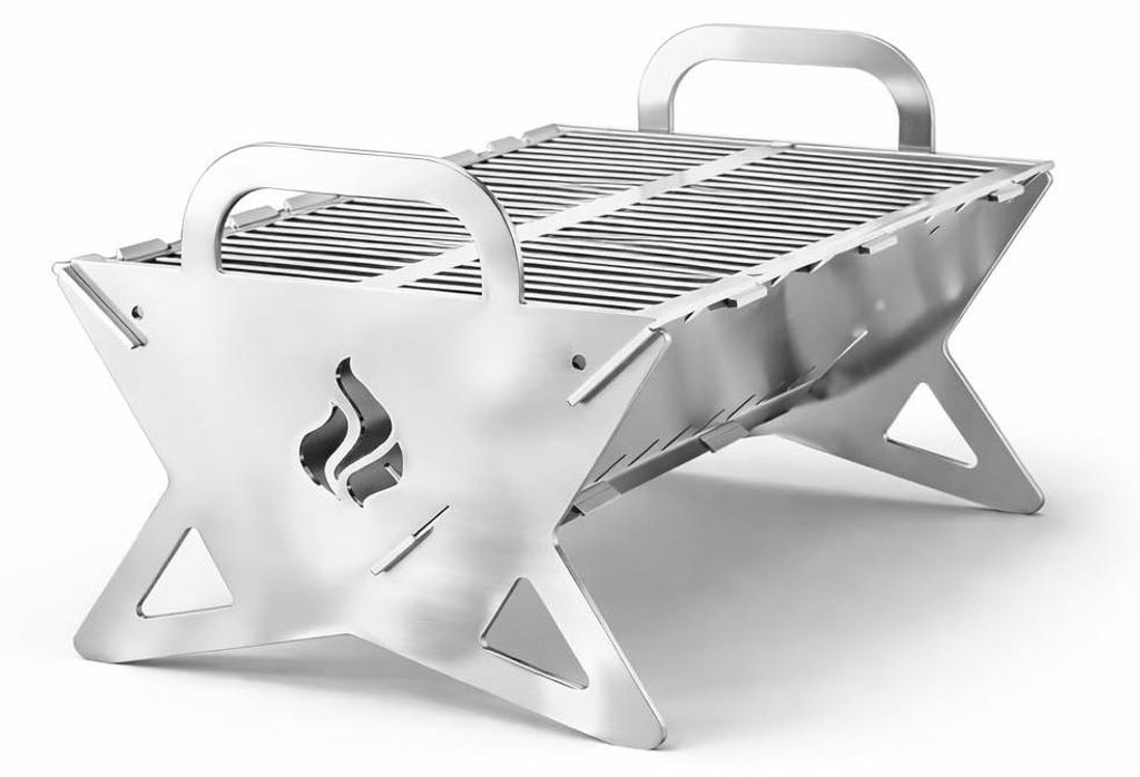 LogistSystem, grill pliable pour camping, en acier Image du produit 