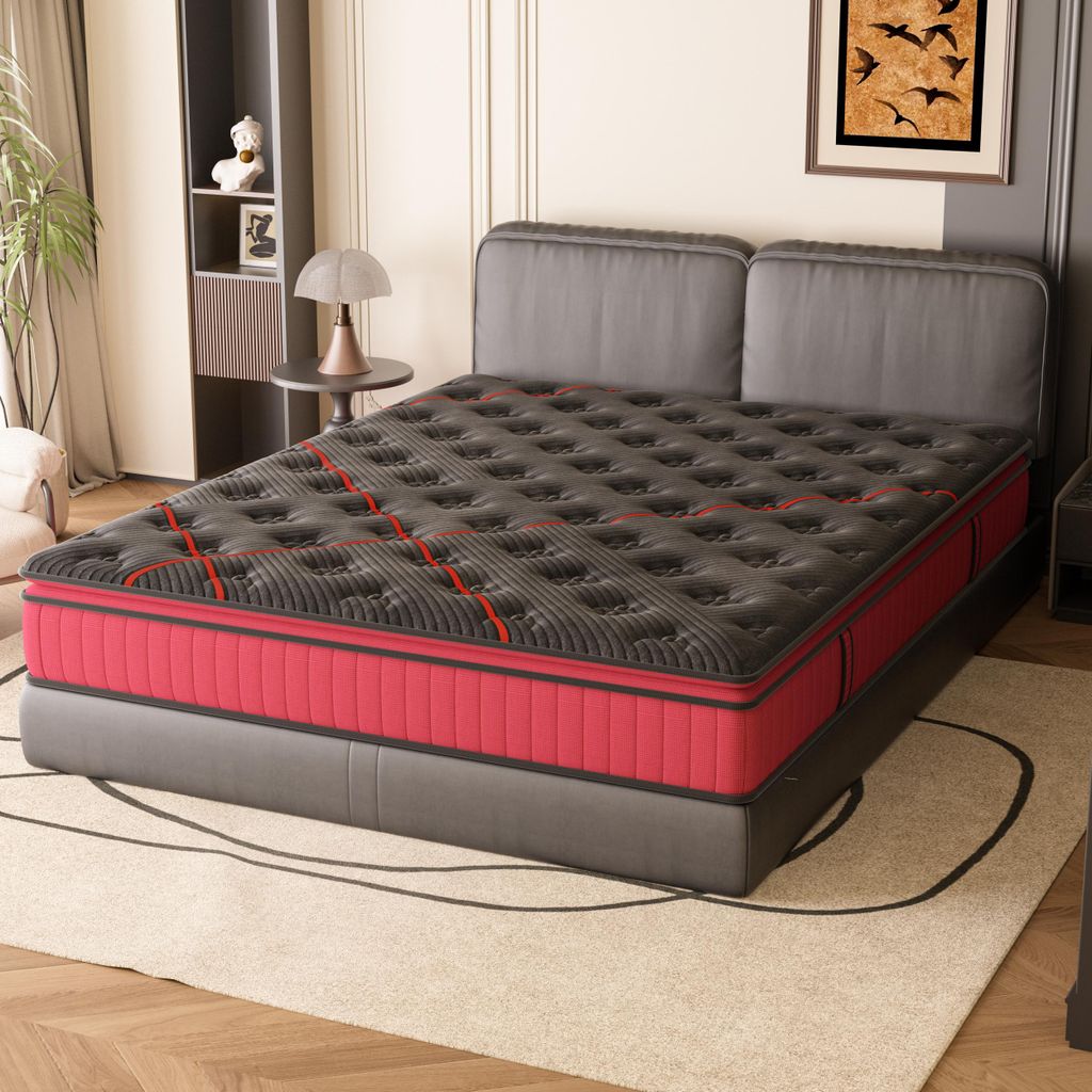 DEWINNER Matelas 140x200 cm, Épaisseur 30 cm, Mousse à Image du produit 