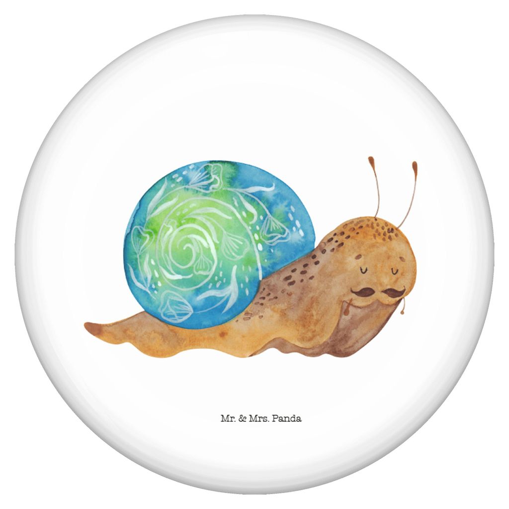Mr. & Mrs. Panda Pin Schnecke Sir - Weiß - Geschenk, Badge, Reversnadel, Schnecken, Anstecker, Plakette, Weisheit, Tiere, Motivation, Lebenszeit, ...