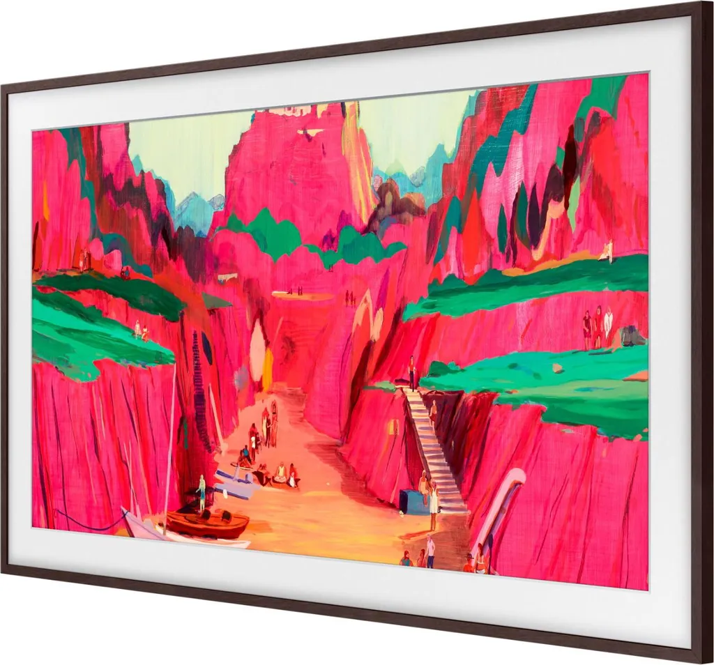 Cornice Samsung The Frame 85 VG-SCFF85BWBXC Modern Marrone 2021-2025 - 5