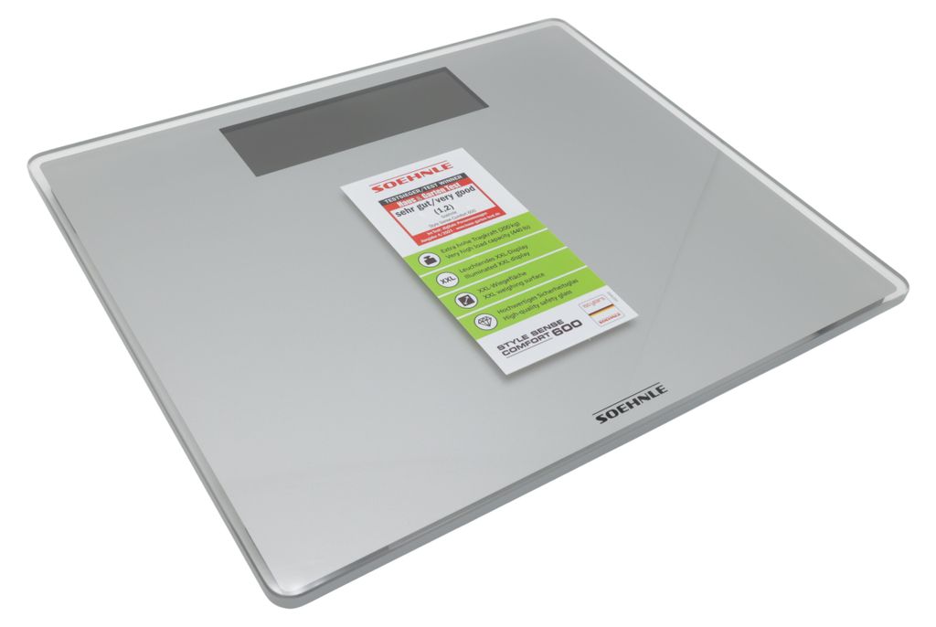 Soehnle Style Sense Safe 300, Personenwaage, LCD, Edelstahl Immagine del prodotto 