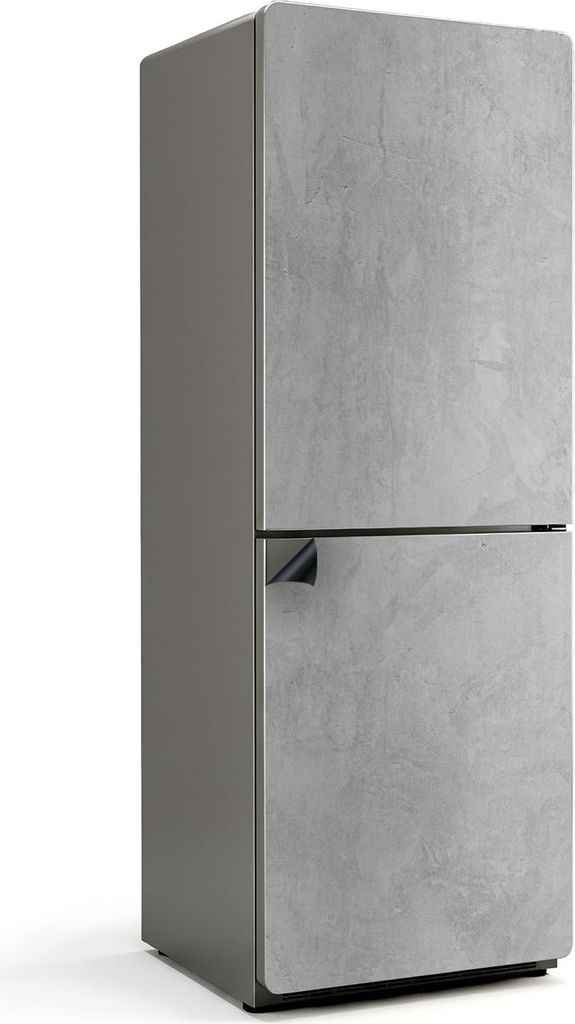 Dekorative Betonstruktur – Magnetische Kühlschrank Abdeckung – Dekorfolie magnetisch Küche – Kühlschrank Magnet Deko – selbstklebende Ma...