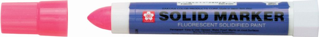 Sakura Industriemarker "Solid Marker" fluorosa Produktbild 