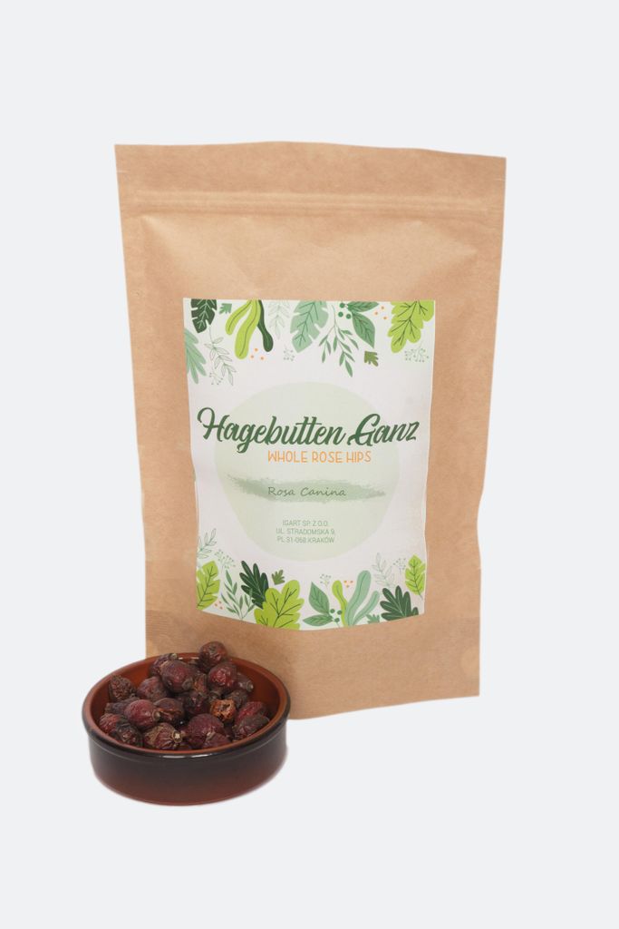 IGART Hagebutten Ganz 1000g 1kg| Whole Rose Hips, Rosae Produktbild 