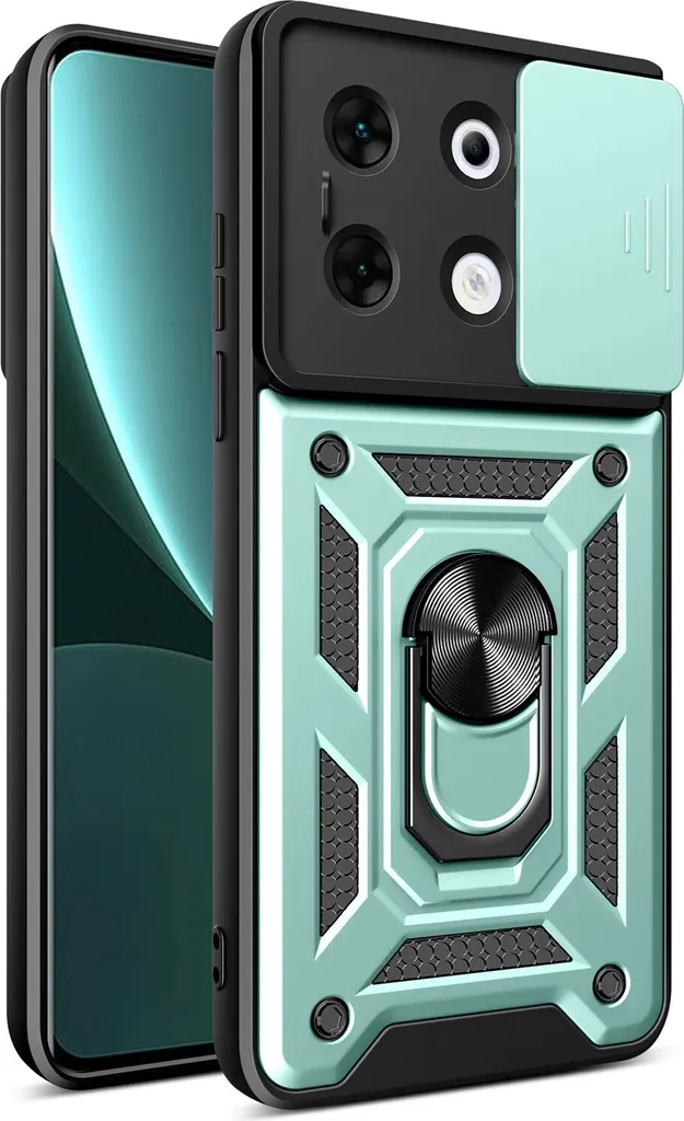 Custodia Elegante Verde Infinix Zero 30 5G - TPU Silicone con Stand