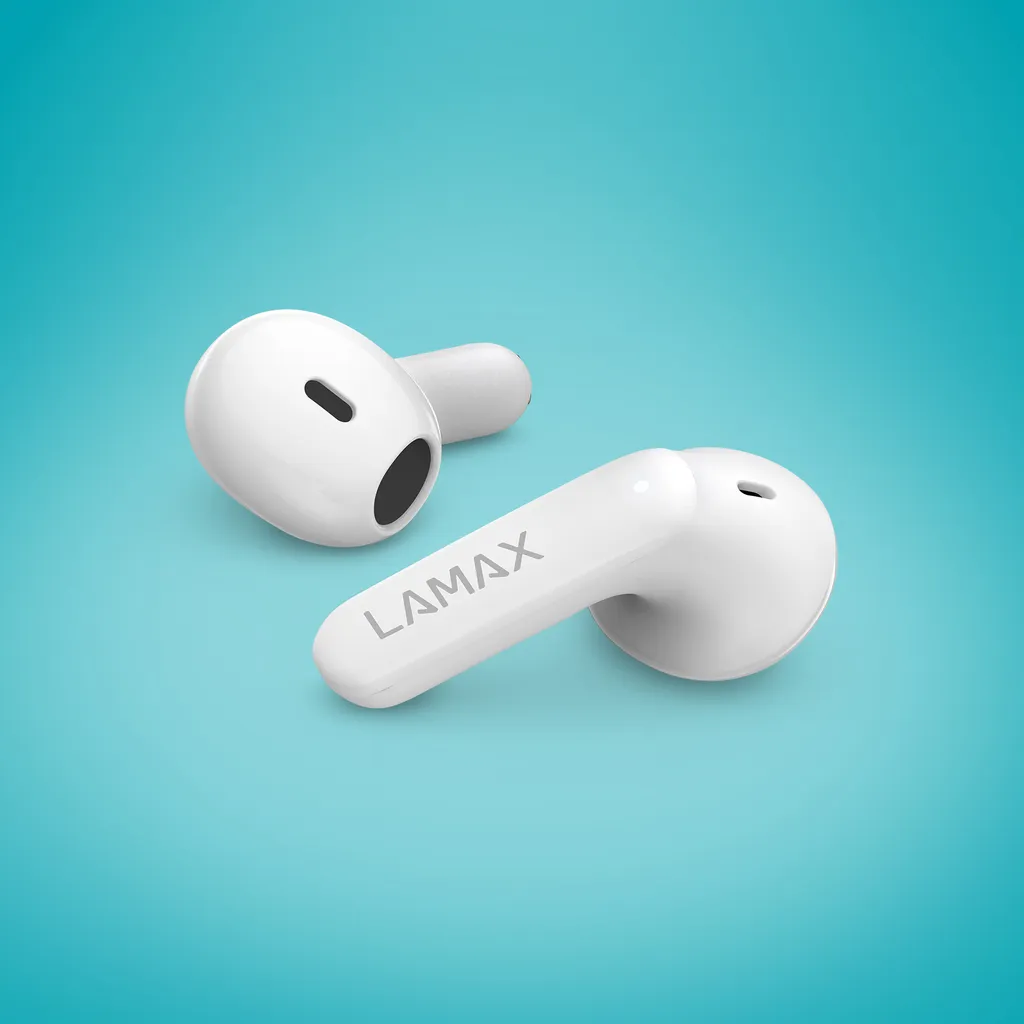 Écouteurs Bluetooth True Wireless LAMAX Tones1 blancs haute fidélité - 7