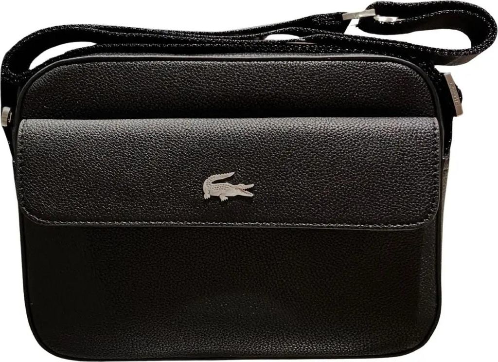 Lacoste Nomogramme Embossed - Umhängetasche 23 cm (noir) Produktbild 