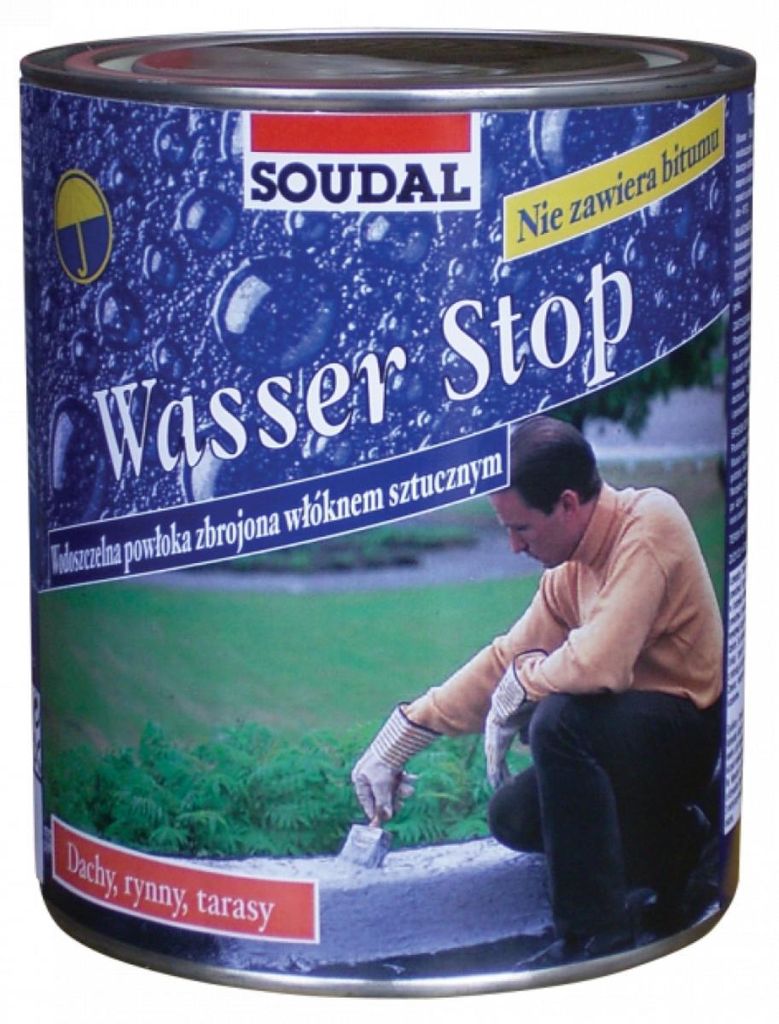 Soudal Wasserstopp 750g grau Dichtungsmasse Dach Produktbild 