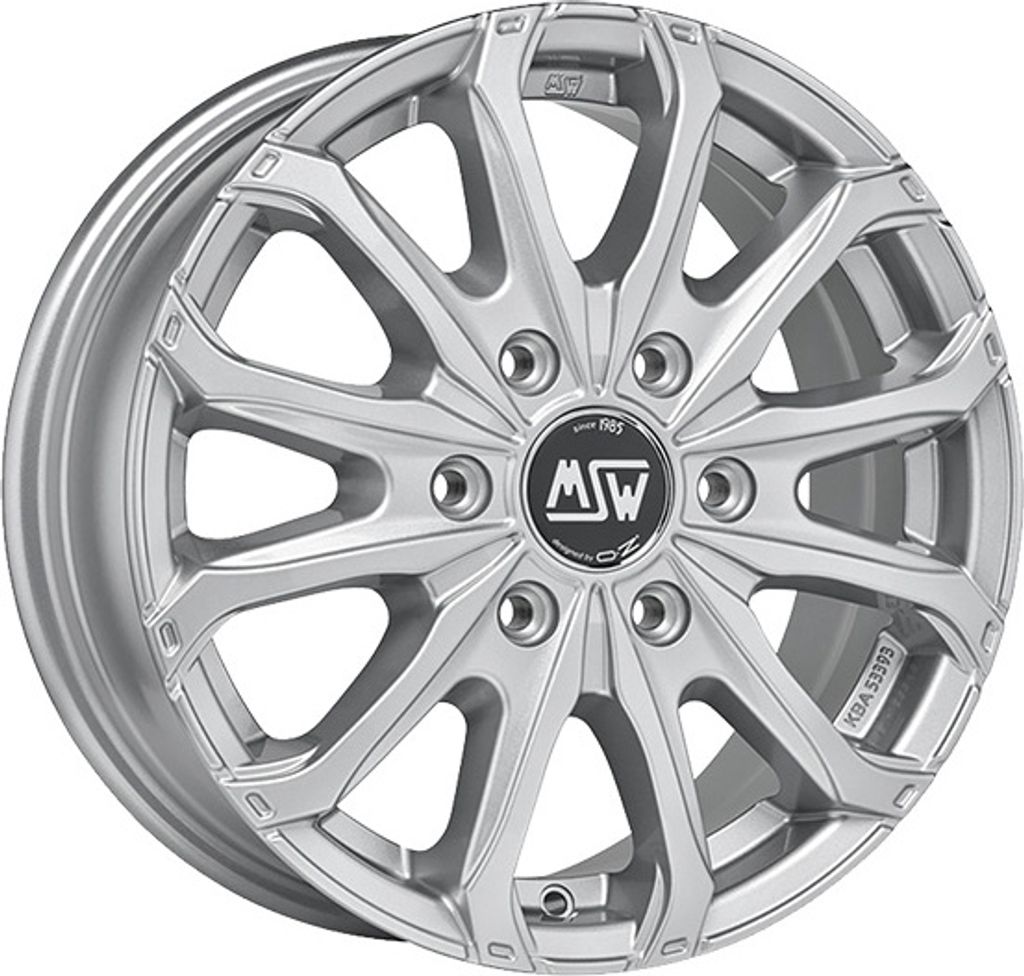 Alufelge Msw Msw 48 Van 6 Holes 6.5X16 6X130 Et 62 Full Silver