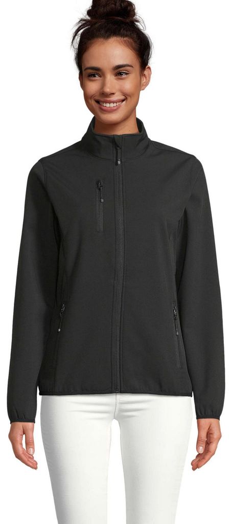 SOLS - "Falcon" Softshelljacke Mit Reißverschluss für Damen LT2050 (XXL) (Schwarz)