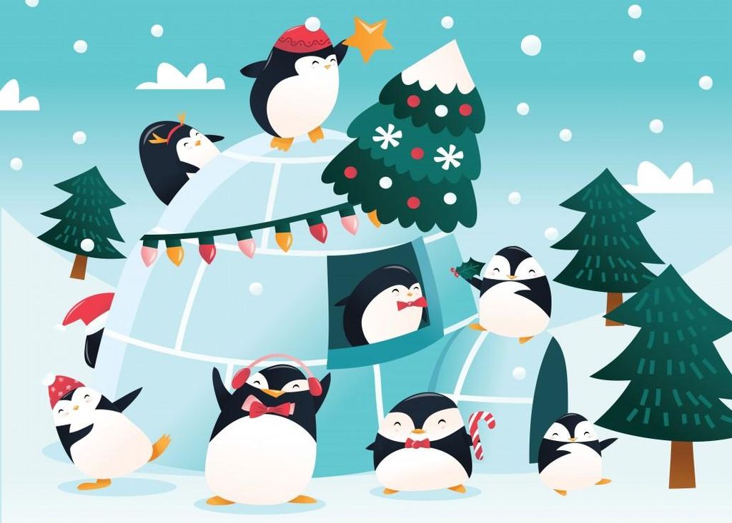 Bluebird Puzzle Kinderpuzzle L'Igloo des Pingouins - 48 Teile Pinguinspiel