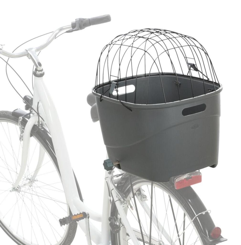 TRIXIE Hundefahrradkorb für Gepäckträger mit verstellbarer Produktbild 