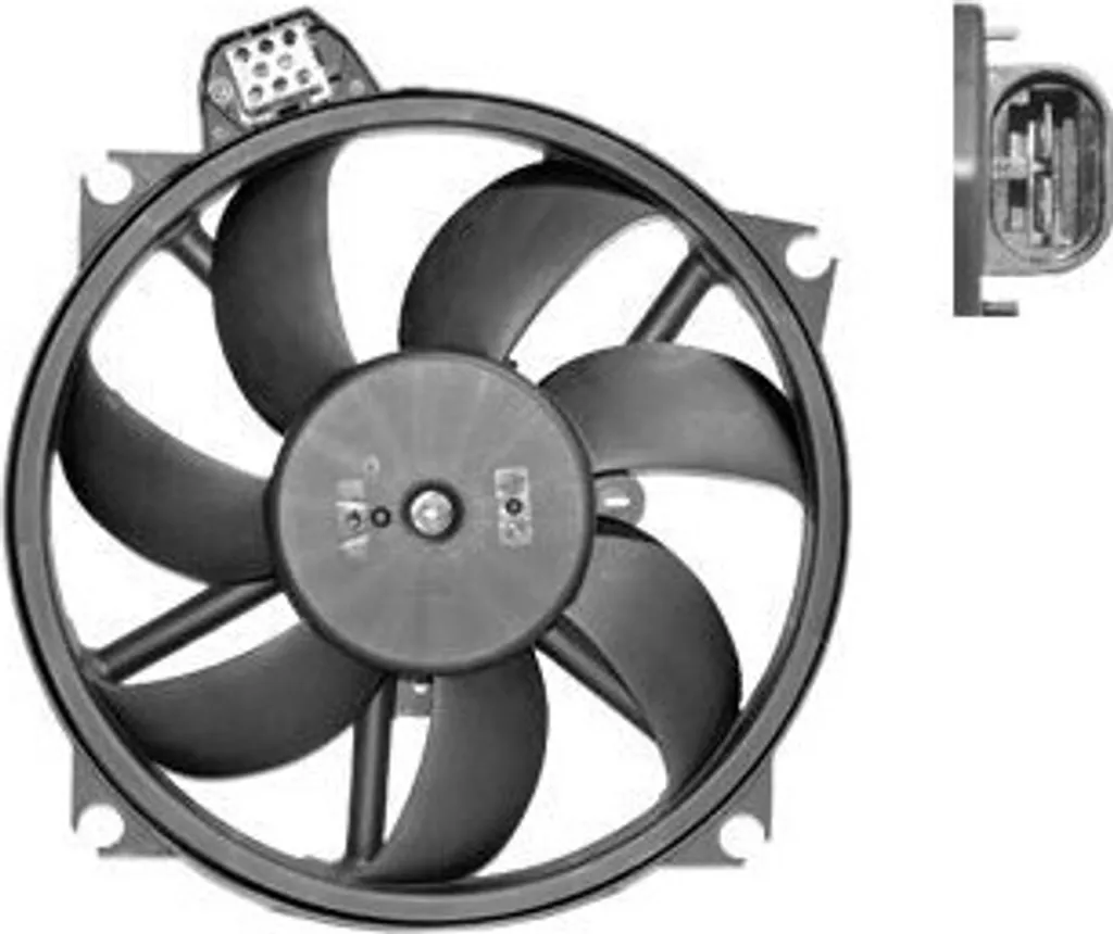 Ventilateur Moteur VAN WEZEL 4377747 pour Renault Megane III Ø400mm