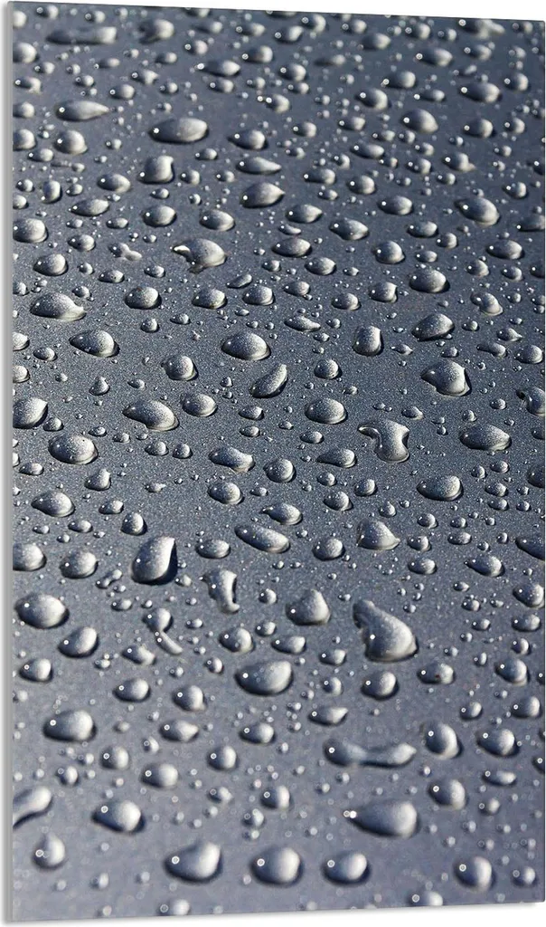 Copertura Piano Cottura 30x52 Vetro Temperato Grigio Goccia | Anti-Graffio