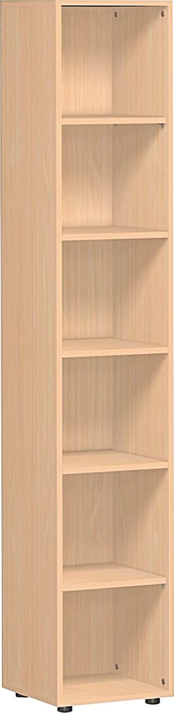 Geramöbel Regal mit Standfüßen, 400x400x2160, Buche, S-346001-B