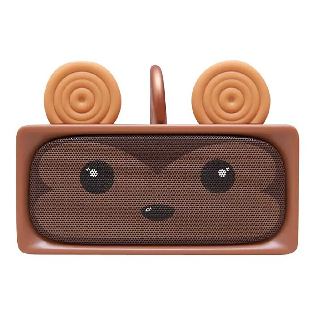 Mobility on Board Haut-parleur Bluetooth Animaux Monkey Marron Portable