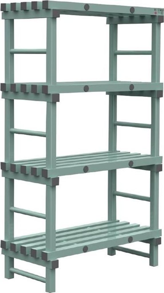 Jackstack Regal 1000x1750x500mm by REA für Kühlzelle oder Lagerraum