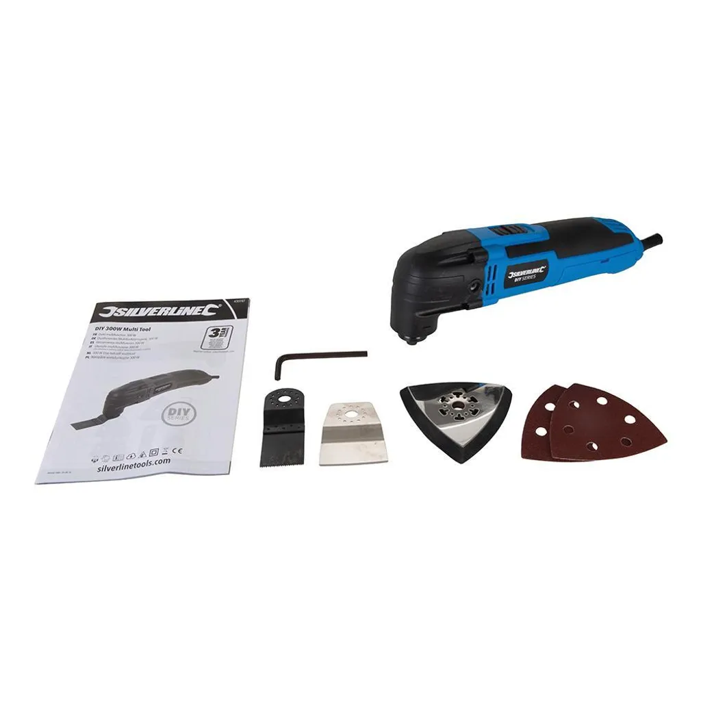 Réalisez vos Coupes Difficiles avec l'Outil Multifonction Silverline 300W - 8