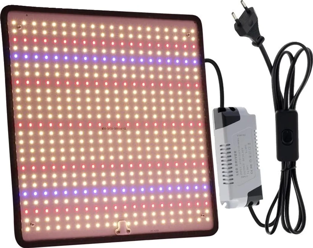 Panneau de culture LED spectre complet basse consommation pour semis
