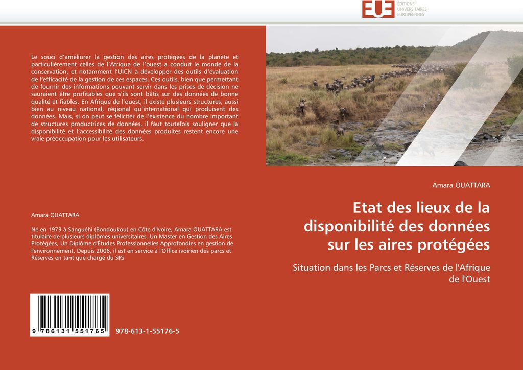 Etat des lieux de la disponibilité des données sur les aires protégées
