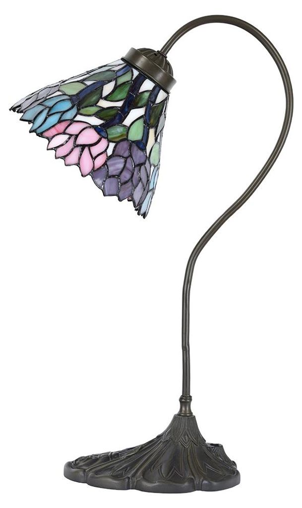 Clayre & Eef Tiffany Tischlampe Ø 20x51 cm E14/max 1x40W Produktbild 