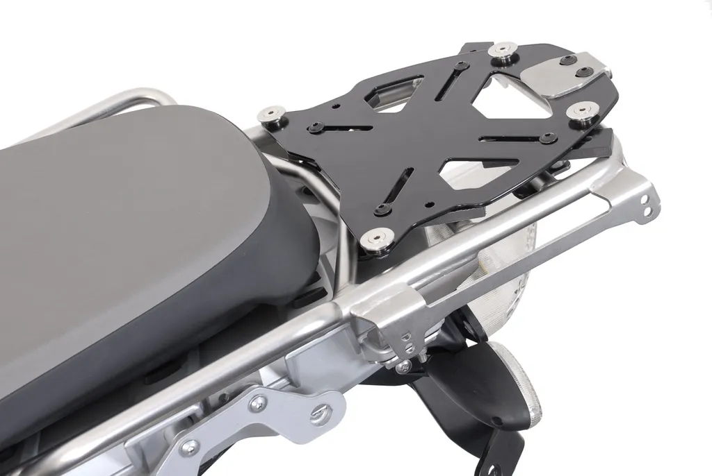 Plaque d'adaptation pour tubes moto avec verrouillage rapide