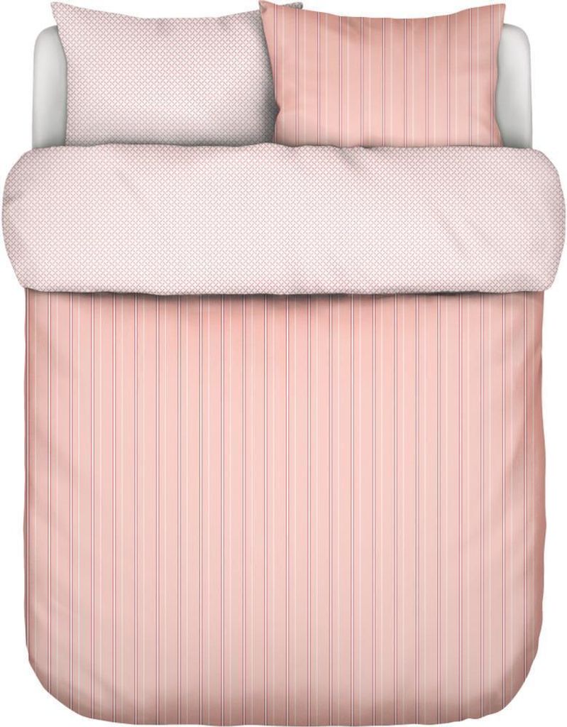 Marc O’Polo Bettwäsche-Garnitur Jarna Farbe Coral pink Größe 200x220 + 2x80x80 cm