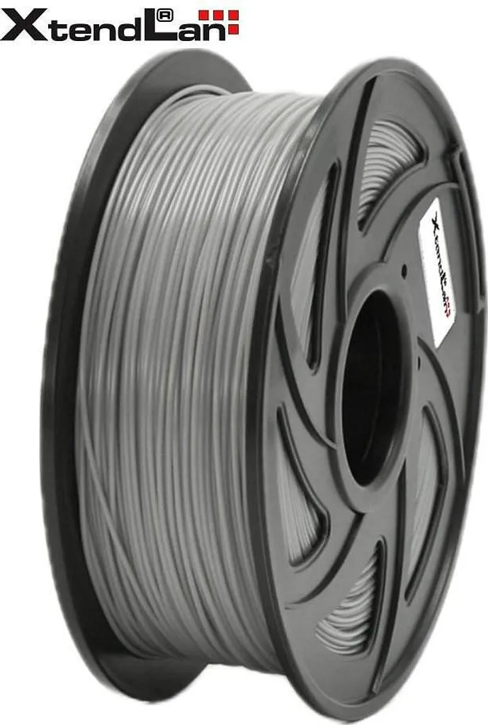 Filamento PETG XtendLAN 1.75mm 1kg Grigio Chiaro | Alta Tenacità