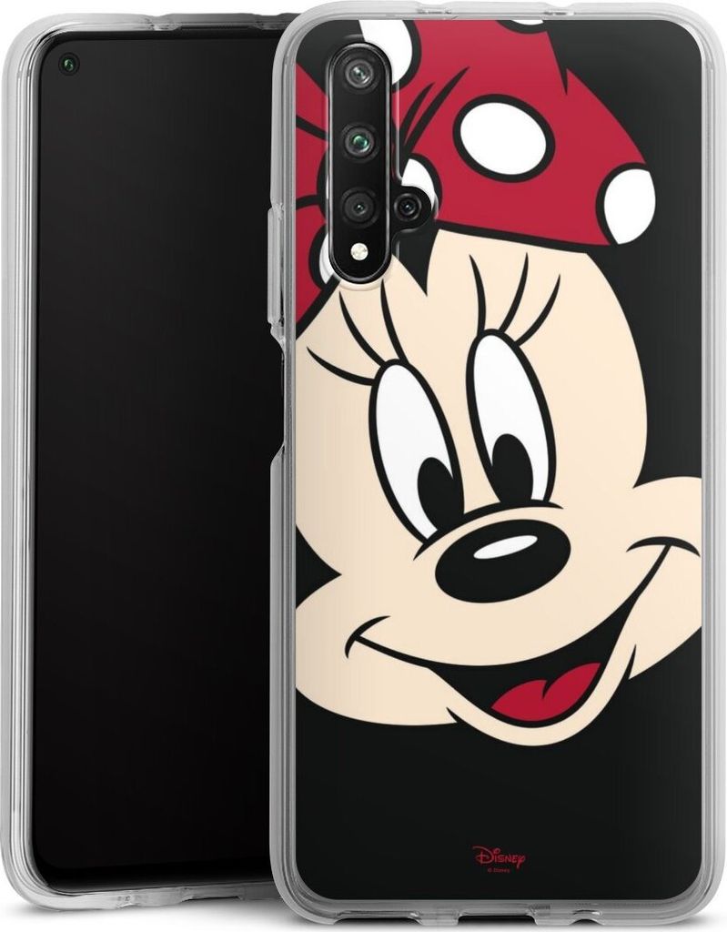 DeinDesign Handyhülle für Huawei Nova 5T Silikon Hülle Case Smartphone Schutzhülle Disney Minnie Mouse Offizielles Lizenzprodukt