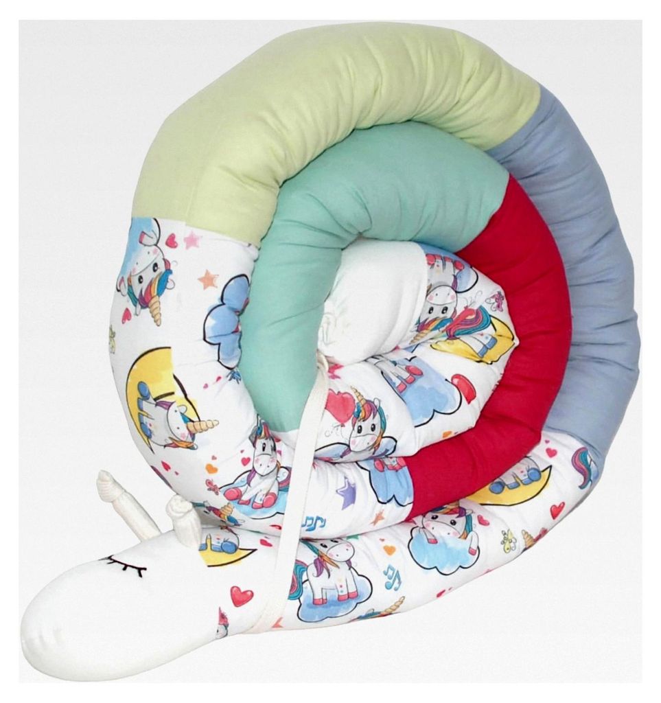 Bettschlange/Bettschnecke XXL - Länge 250 cm - personalisierbar - Seitenschläferkissen