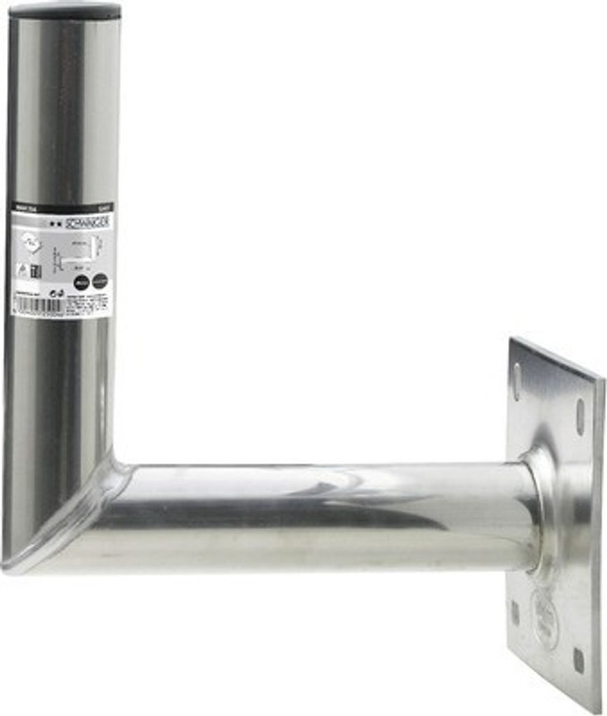 Schwaiger Wandhalter Alu, Kunststoffkappe 25cm Produktbild 